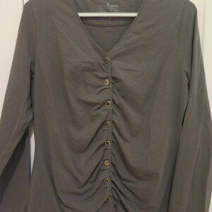 Neon Buddha Ruched Top, size M